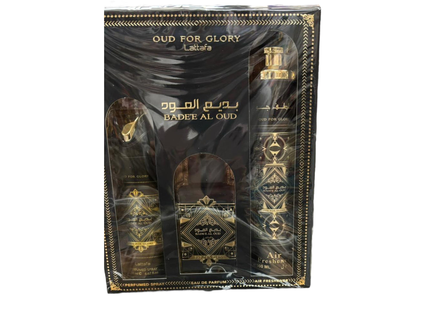 Lattafa Set Oud For Glory 3pc 3.4 Edp U